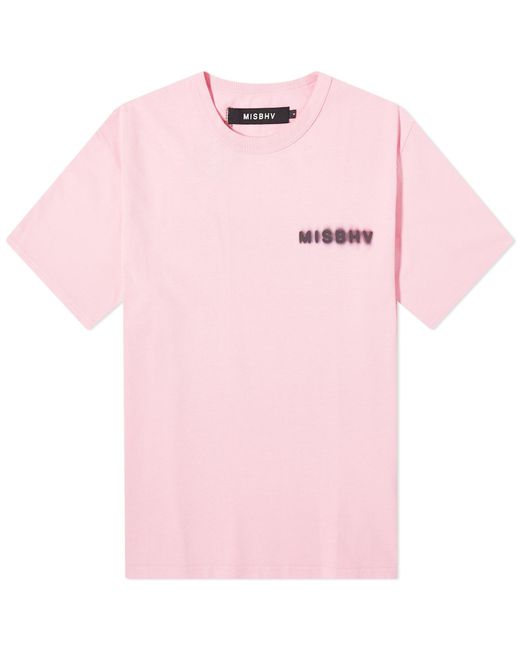 M I S B H V Pink Logo T-Shirt