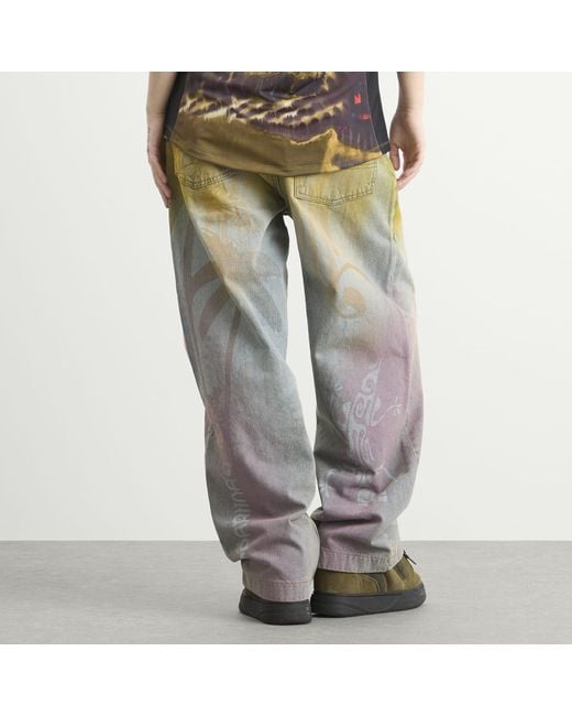 PAOLINA RUSSO Gray Denim Baggy Trousers
