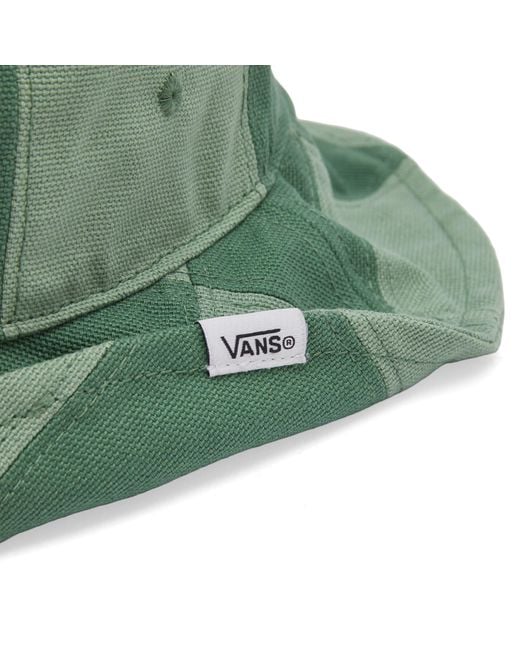 Vans Green Patchwork Bucket Hat