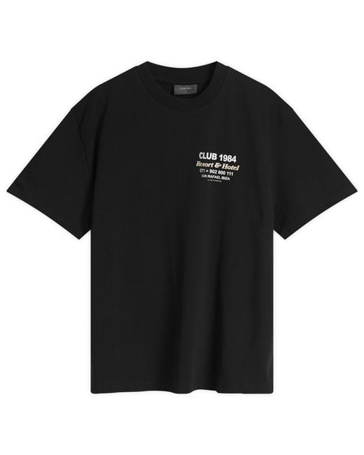 Club 1984 Black Eivissa Palm T-Shirt for men