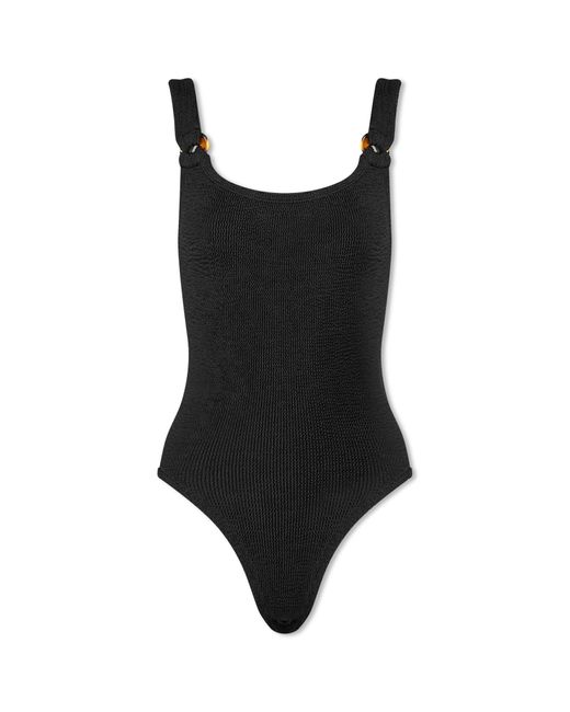 Hunza G Black Domino Swimsuit