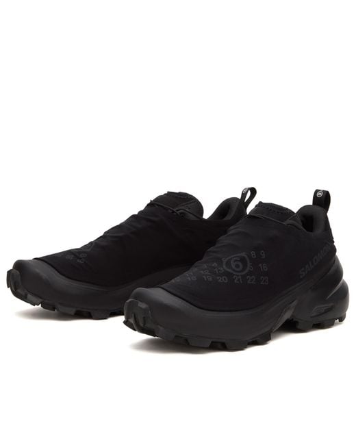Maison Margiela Black Mm6 X Salomon Sneaker