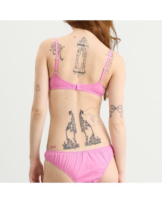 Fruity Booty Pink Cotton Jersey Brief
