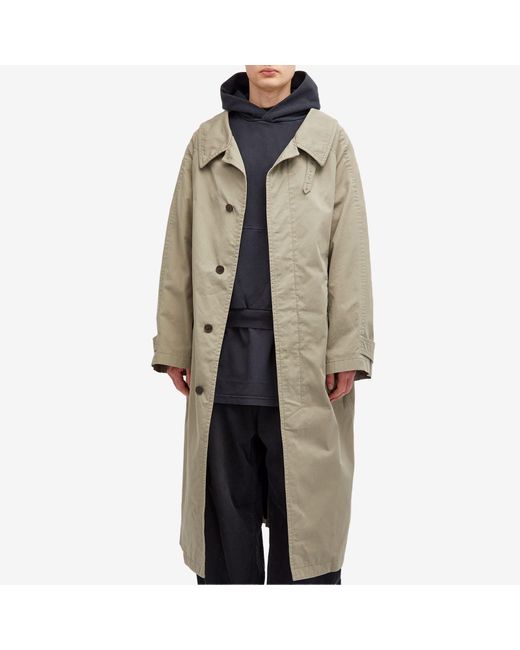Balenciaga Off Shoulder Carcoat in Natural for Men Lyst Canada