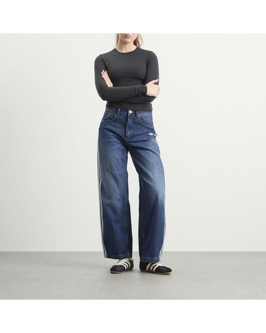 Adidas Blue Dad Jeans