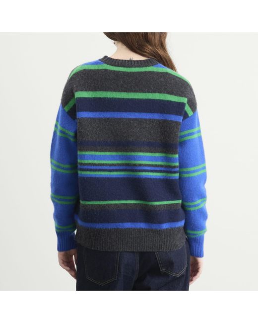 Damson Madder Blue Rene Crew Jumper