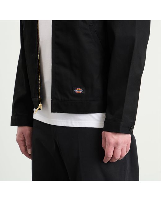 Dickies Black Unlined Eisenhower Jacket for men