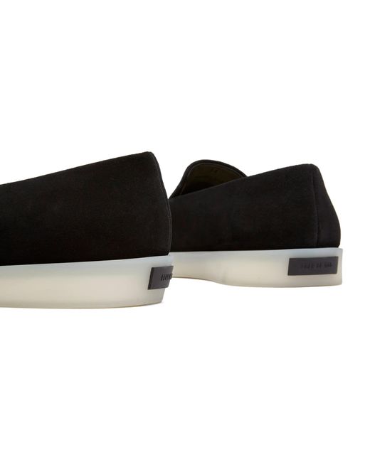 Fear Of God Black Reverse Suede Loafer for men