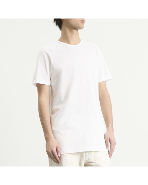 Rick Owens White Level T-Shirt for men