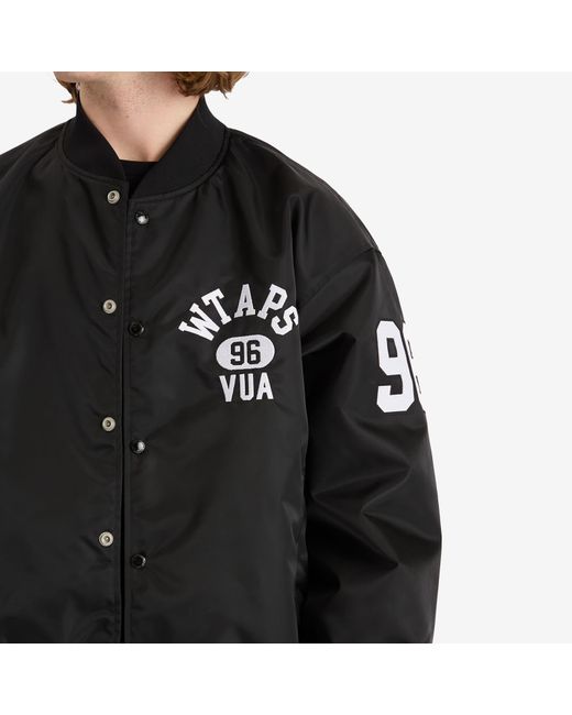 WTAPS Team Stadium Jacket in Black for Men | Lyst