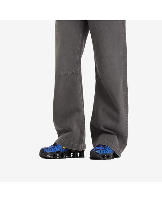Nike Blue Shox Tl Fb Sneaker for men