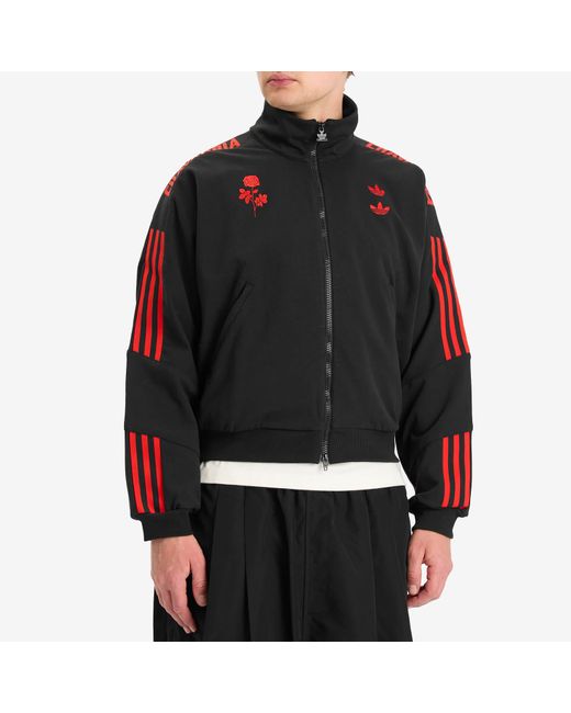 adidas X Willy Chavarria Knit Tracktop in Black for Men | Lyst