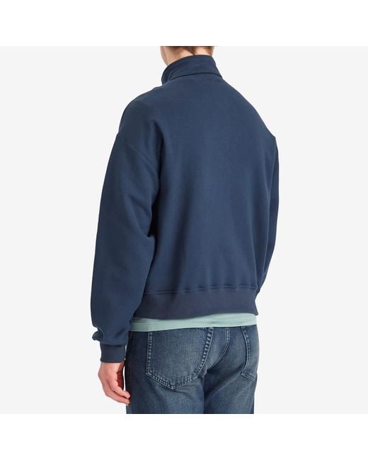 Lanvin Blue Curb Zipped Track Jacket for men