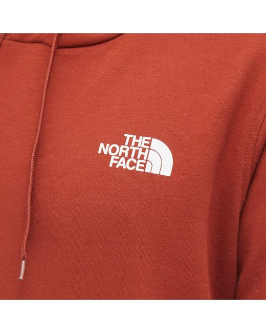 The North Face Red Seasonal Graphic Hoodie for men