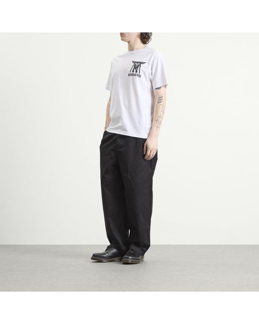 Maharishi White Temple M Vintage T-Shirt for men