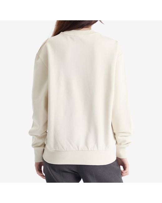 A.P.C. White Ethan Logo Sweatshirt