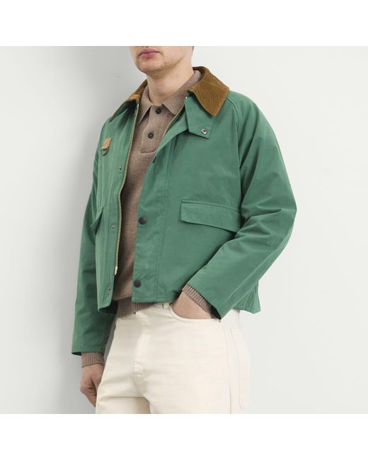 Barbour Green Os Spey Casual Jacket for men