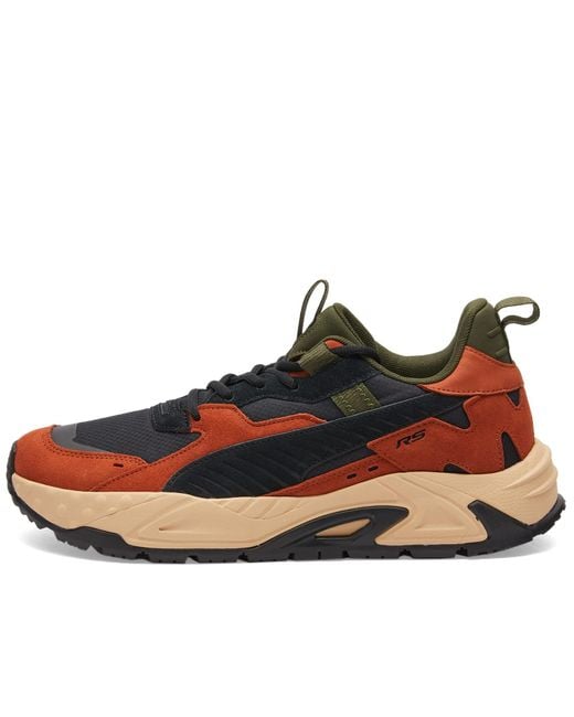 PUMA Blue Rs-Trck Outdoor Sneakers for men