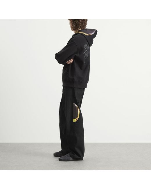 Pleasures Black Ram Baggy Jeans for men