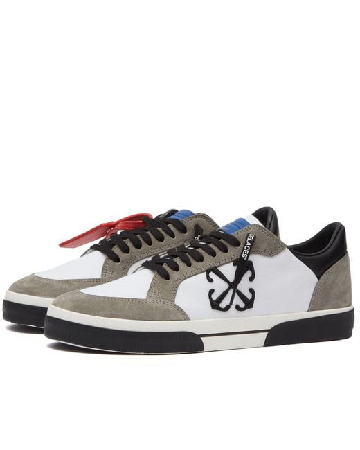 Off-White c/o Virgil Abloh Brown Off- Vulcanzied Suede Sneakers for men
