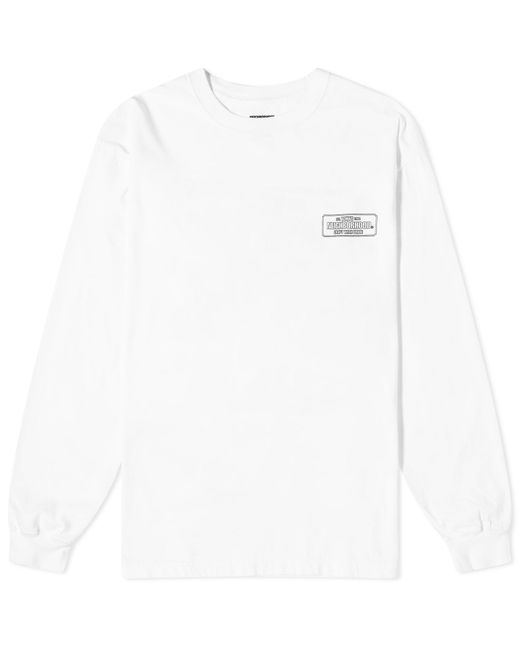 Neighborhood White Long Sleeve Ls-1 T-Shirt for men