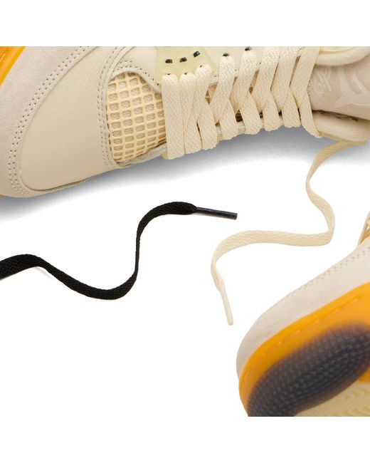 Nike White W 4 Retro Sneaker