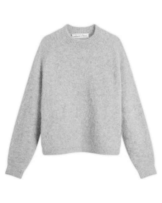 About Blank Gray Alpaca Crew for men