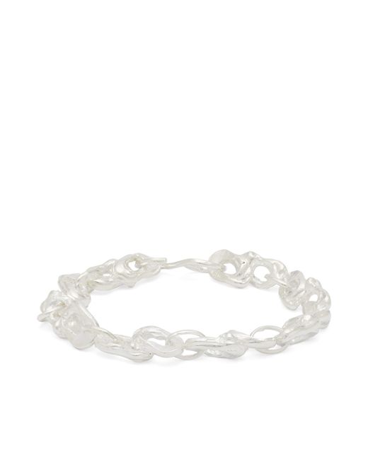 SIMUERO White Eslabon Bracelet