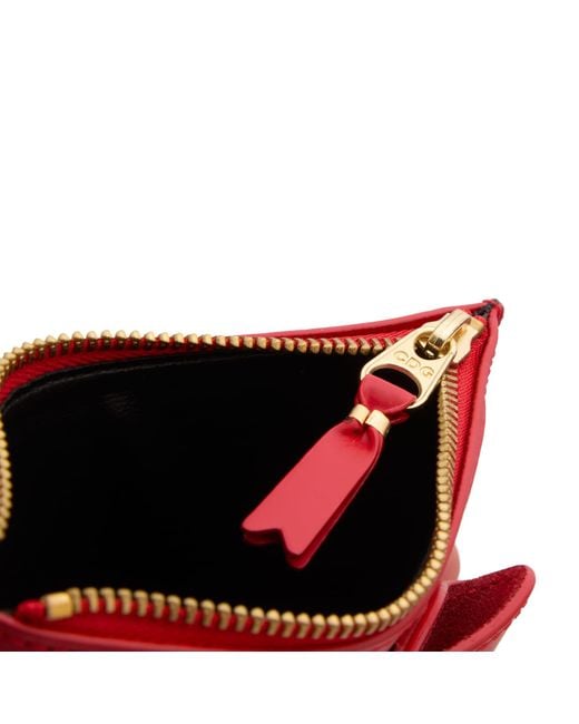 Comme des Garçons Red Wallet Sa8100Bb Big Bow Wallet