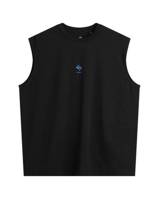 REPRESENT 247 Black Oversized Tank for men