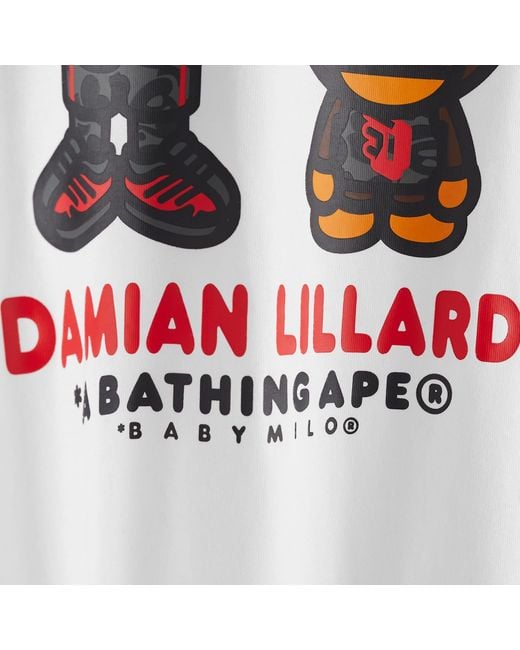 adidas Bape X Dame 9 T Shirt in White Lyst
