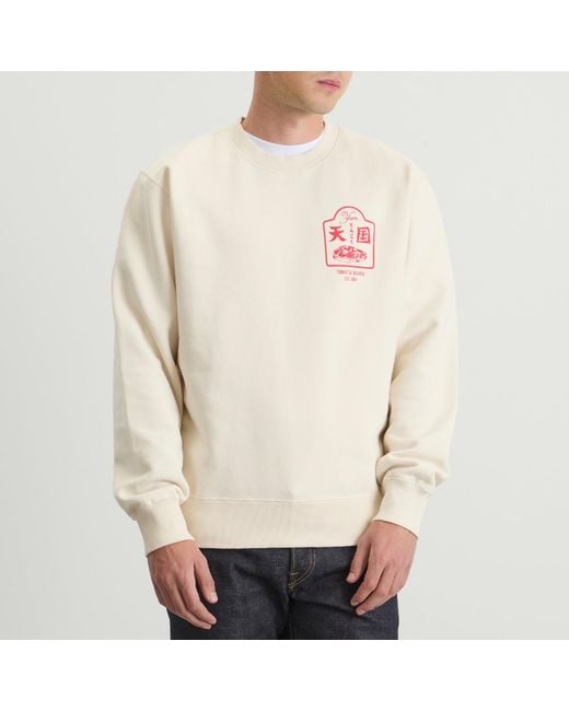 Edwin White Tonkatsu Sweatshirt for men