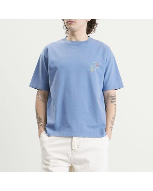Drole de Monsieur Blue Esquisse Slogan T-Shirt for men