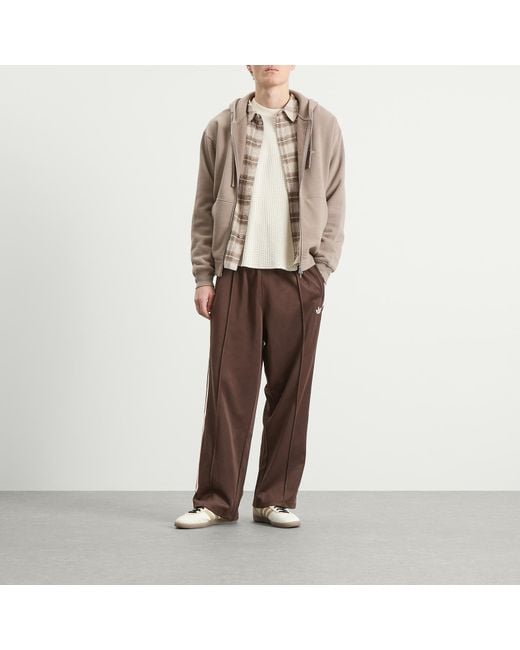 Adidas Brown Firebird Track Pant for men
