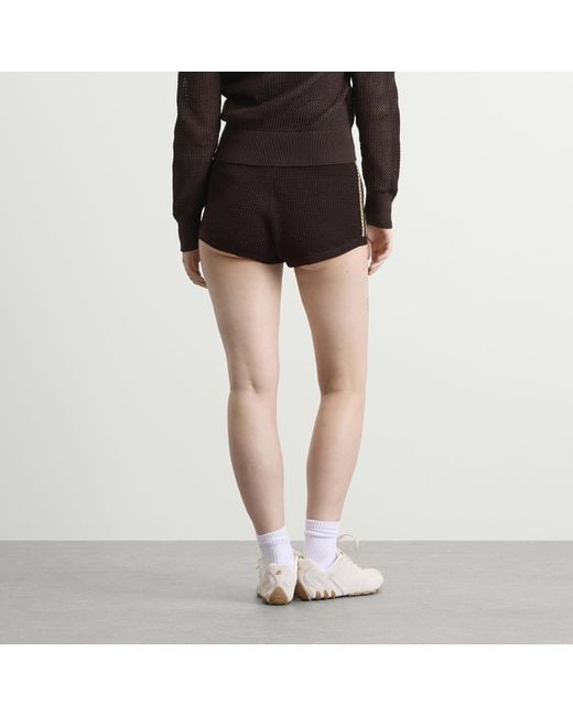 Adidas Black Crochet Shorts