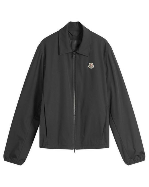 Moncler Black Evandro Soft Shell 3L Zip Jacket for men