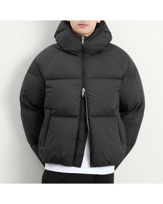 Cole Buxton Black Multicam Hooded Down Jacket for men