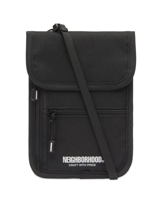 Neighborhood Passport Case in Black for Men | Lyst