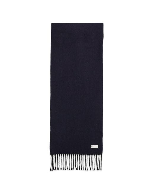 Universal Works Blue Double Sided Scarf for men