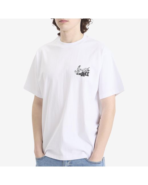 AWAKE NY White Hammer T-Shirt for men