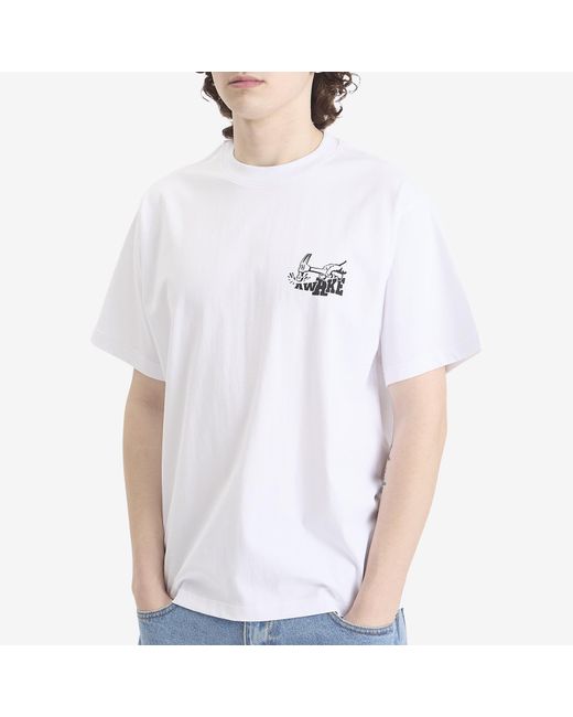 AWAKE NY White Hammer T-Shirt for men