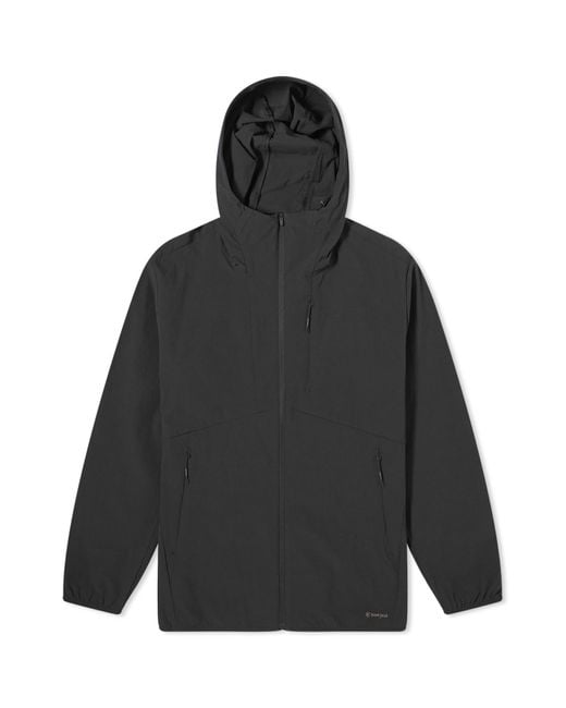 Snow Peak Black Active Comfort Zip Up Parka Jacket for men