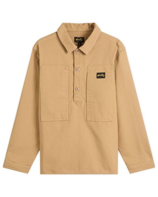 Stan Ray Natural Painters Pop Over Shirt for men