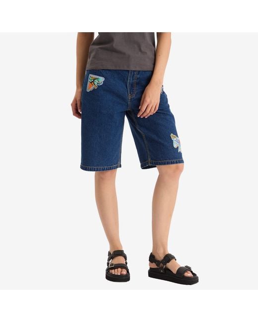 ALÉMAIS Blue Speedy Denim Short