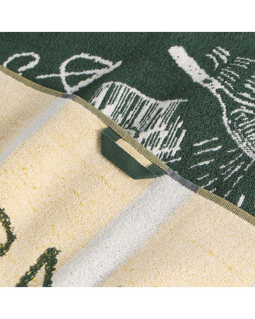 Palmes Green End. X Crowd Tennis Towel for men