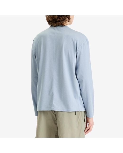 Hiking Patrol Long Sleeve T-Shirt in Blue for Men | Lyst