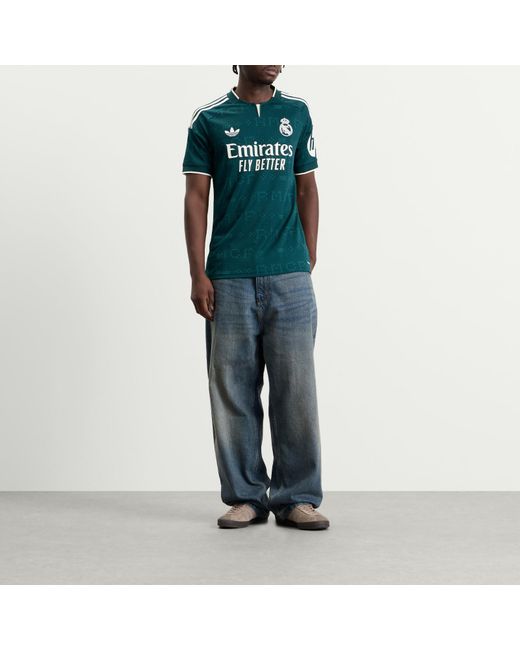 Adidas Green Real Madrid Fc Away Jersey for men