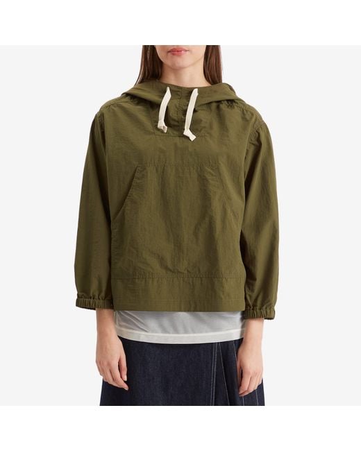 Beams Boy Green Side String Anorak