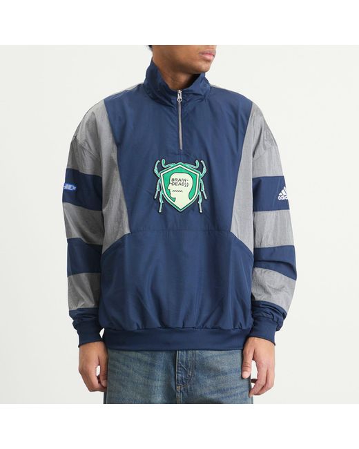 adidas X Brain Dead Track Top in Blue for Men | Lyst
