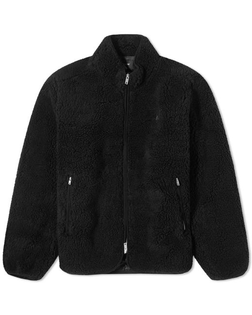Represent Black Fleece Zip Through Jacket for men